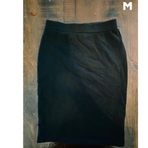 Black pencil skirt